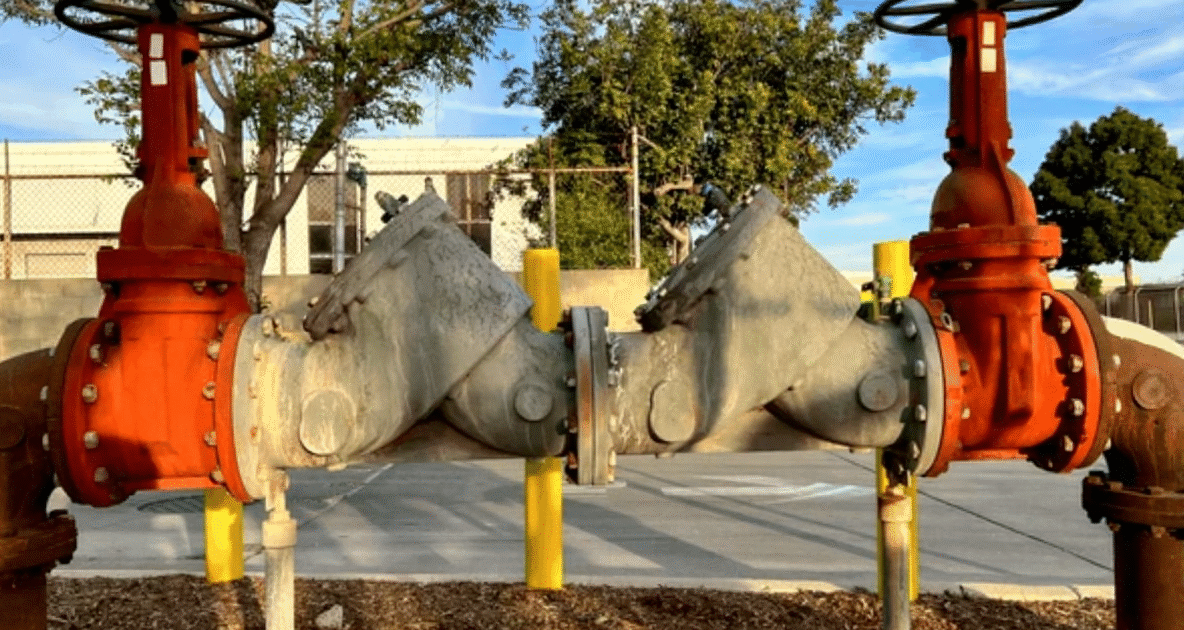 backflow prevention assembly for code compliance in commercial buildings